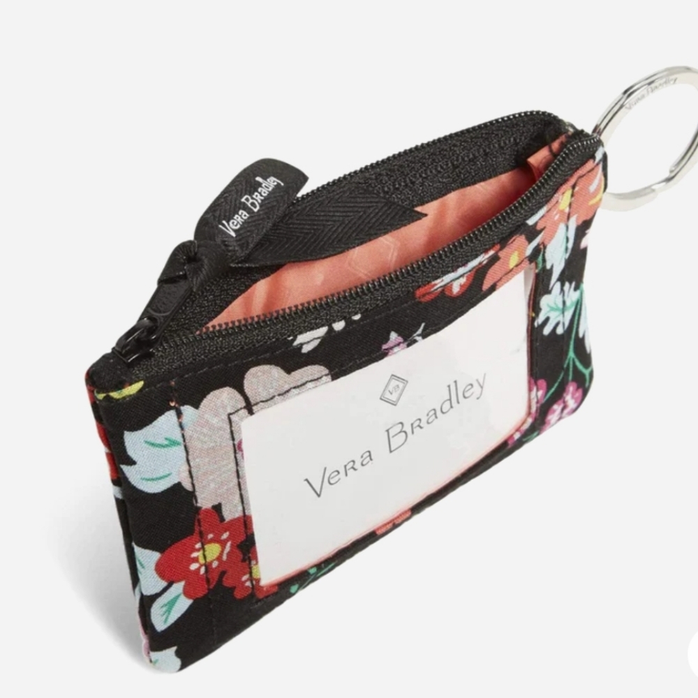 Vera Bradley Tangerine Twist Zip ID Case